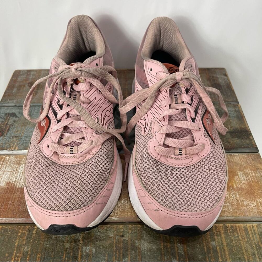 Saucony Women’s Cohesion 15 Running Shoe Pink Size 7 - Picture 3 of 12